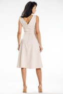 Sukienka Model A633 Beige - awama Awama Sukienka Model A633 Beige - awama Awama
