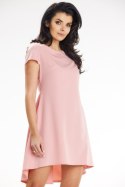 Sukienka Model A645 Powder Pink - awama Awama Sukienka Model A645 Powder Pink - awama Awama