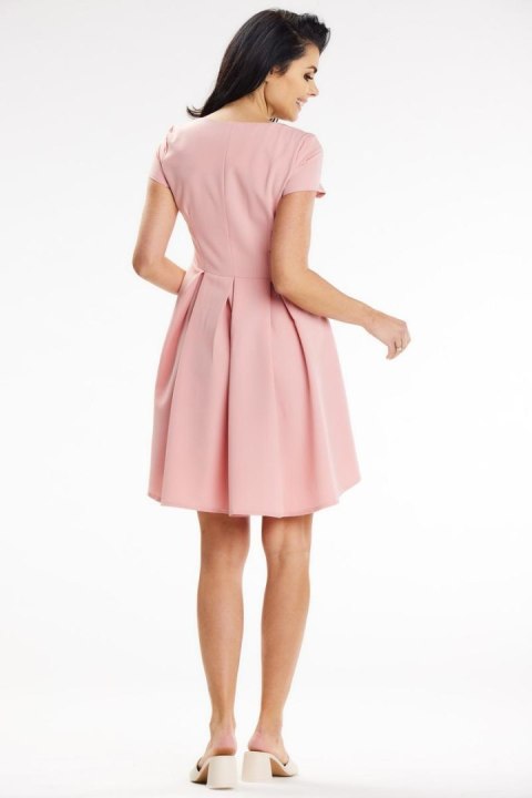 Sukienka Model A645 Powder Pink - awama Awama Sukienka Model A645 Powder Pink - awama Awama