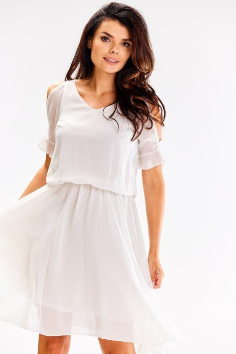 Sukienka Model A656 White - awama Awama Sukienka Model A656 White - awama Awama
