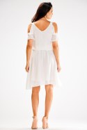 Sukienka Model A656 White - awama Awama Sukienka Model A656 White - awama Awama