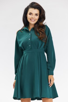 Sukienka Model A668 Bottle Green - awama Awama