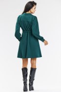 Sukienka Model A668 Bottle Green - awama Awama Sukienka Model A668 Bottle Green - awama Awama