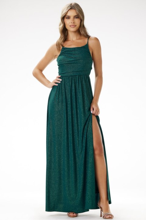 Sukienka Model A696 Bottle Green - awama Awama Sukienka Model A696 Bottle Green - awama Awama