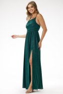 Sukienka Model A696 Bottle Green - awama Awama Sukienka Model A696 Bottle Green - awama Awama