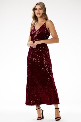 Sukienka Model A697 Claret - awama Awama