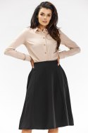 Spódnica Model A673 Black - awama Awama Spódnica Model A673 Black - awama Awama