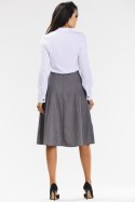 Spódnica Model A673 Grey - awama Awama Spódnica Model A673 Grey - awama Awama