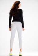 Spodnie Damskie Model A600 Grey - awama Awama Spodnie Damskie Model A600 Grey - awama Awama