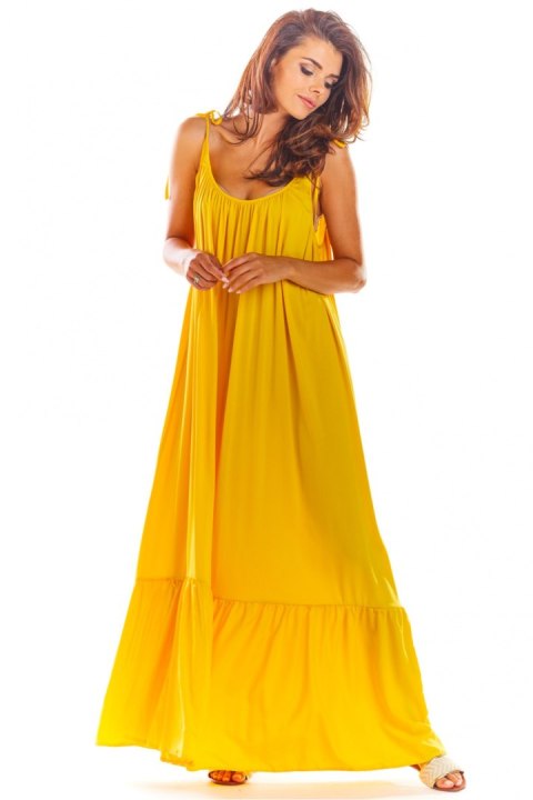 Sukienka Model A307 Yellow - awama Awama Sukienka Model A307 Yellow - awama Awama