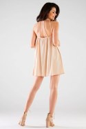 Sukienka Model A427 Beige - awama Awama Sukienka Model A427 Beige - awama Awama