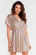 Sukienka Model A488 Beige - awama Awama Sukienka Model A488 Beige - awama Awama