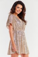 Sukienka Model A488 Beige - awama Awama Sukienka Model A488 Beige - awama Awama
