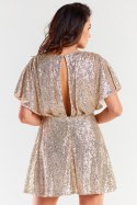 Sukienka Model A488 Beige - awama Awama Sukienka Model A488 Beige - awama Awama
