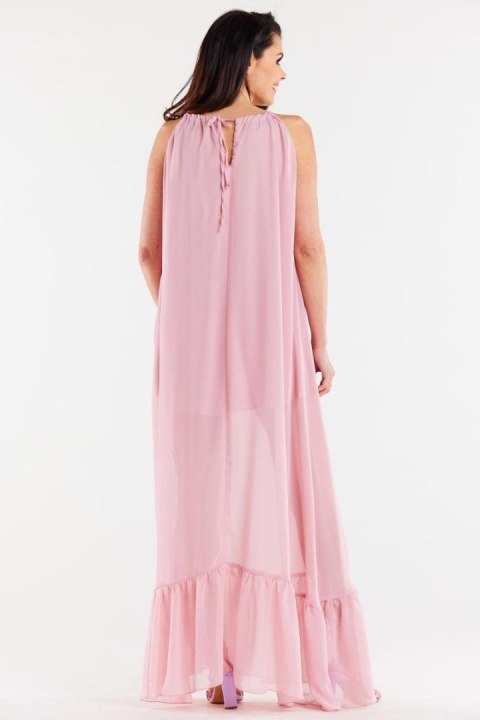 Sukienka Model A516 Powder Pink - awama Awama Sukienka Model A516 Powder Pink - awama Awama