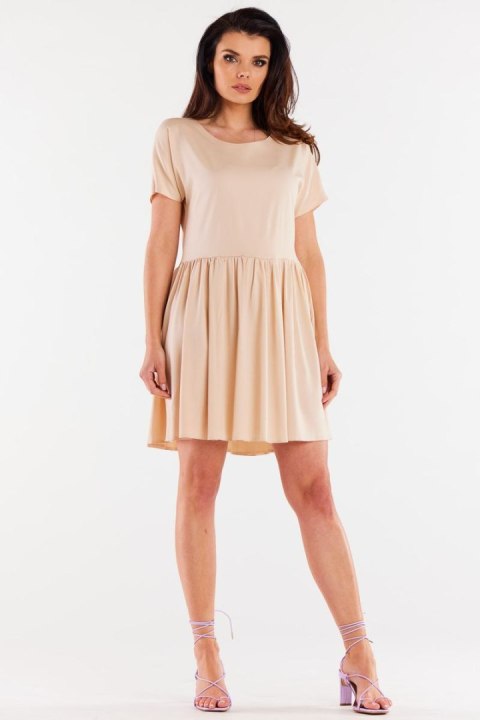 Sukienka Model A517 Beige - awama Awama Sukienka Model A517 Beige - awama Awama