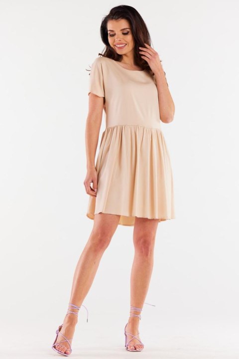 Sukienka Model A517 Beige - awama Awama Sukienka Model A517 Beige - awama Awama