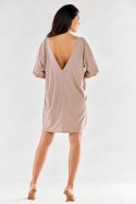 Sukienka Model A557 Beige - awama Awama Sukienka Model A557 Beige - awama Awama