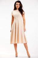 Sukienka Model A569 Beige - awama Awama Sukienka Model A569 Beige - awama Awama