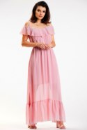 Sukienka Model A573 Dirty Pink - awama Awama Sukienka Model A573 Dirty Pink - awama Awama