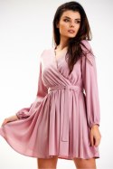 Sukienka Model A577 Dirty Pink - awama Awama Sukienka Model A577 Dirty Pink - awama Awama