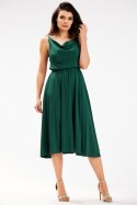 Sukienka Model A579 Bottle Green - awama Awama Sukienka Model A579 Bottle Green - awama Awama