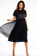 Sukienka Model A627 Black - awama Awama Sukienka Model A627 Black - awama Awama