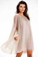 Sukienka Model A628 Beige - awama Awama Sukienka Model A628 Beige - awama Awama