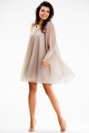 Sukienka Model A628 Beige - awama Awama Sukienka Model A628 Beige - awama Awama