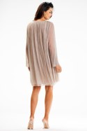 Sukienka Model A628 Beige - awama Awama Sukienka Model A628 Beige - awama Awama