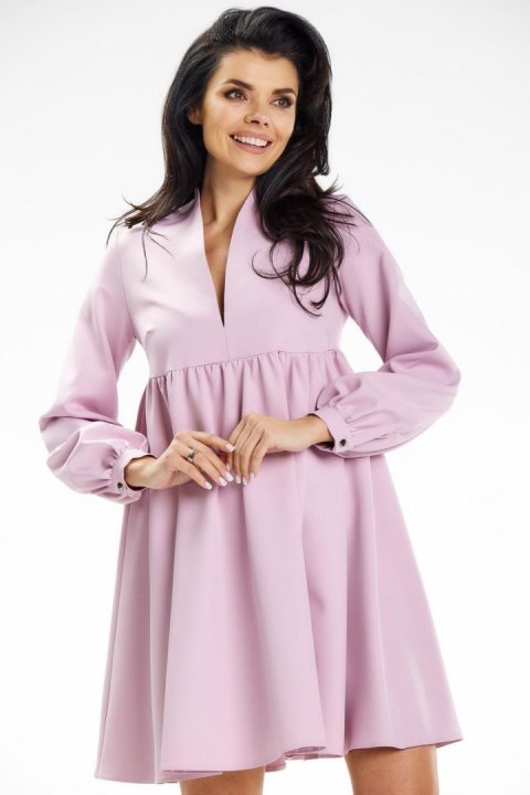Sukienka Model A636 Dirty Pink - awama Awama Sukienka Model A636 Dirty Pink - awama Awama