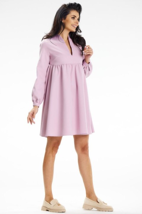 Sukienka Model A636 Dirty Pink - awama Awama Sukienka Model A636 Dirty Pink - awama Awama