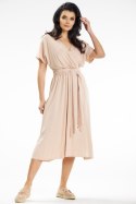 Sukienka Model A642 Beige - awama Awama Sukienka Model A642 Beige - awama Awama