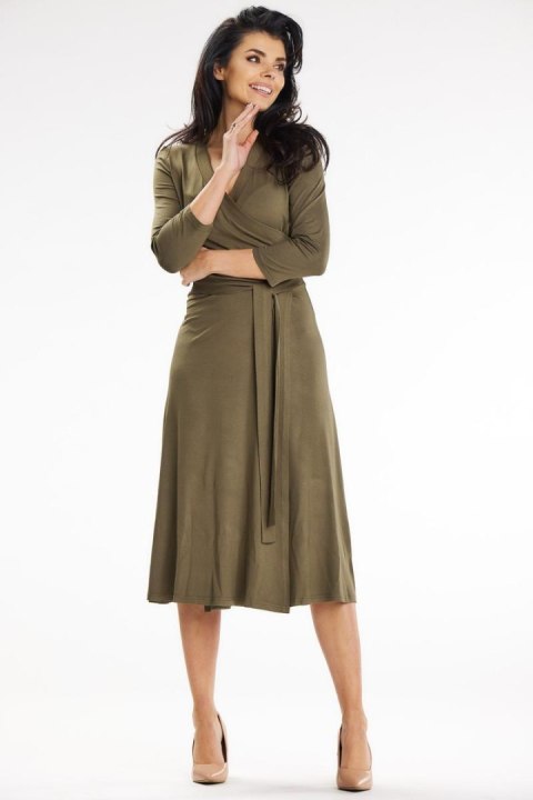 Sukienka Model A653 Khaki - awama Awama Sukienka Model A653 Khaki - awama Awama