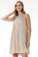Sukienka Model A691 Beige - awama Awama Sukienka Model A691 Beige - awama Awama