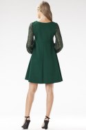 Sukienka Model A694 Bottle Green - awama Awama Sukienka Model A694 Bottle Green - awama Awama