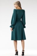 Sukienka Model A695 Bottle Green - awama Awama