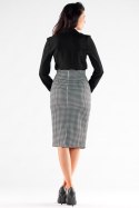 Spódnica Model A531 Houndstooth - awama Awama Spódnica Model A531 Houndstooth - awama Awama