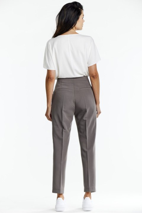 Spodnie Damskie Model A675 Taupe - awama Awama Spodnie Damskie Model A675 Taupe - awama Awama