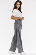 Spodnie Damskie Model A677 Grey - awama Awama Spodnie Damskie Model A677 Grey - awama Awama
