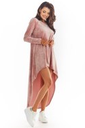Sukienka Model A379 Pink Welur - awama Awama Sukienka Model A379 Pink Welur - awama Awama