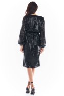 Sukienka Model A399 Cekiny Black - awama Awama Sukienka Model A399 Cekiny Black - awama Awama