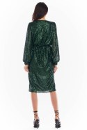 Sukienka Model A399 Cekiny Green - awama Awama Sukienka Model A399 Cekiny Green - awama Awama