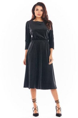 Sukienka Model A407 Welur Black - awama Awama
