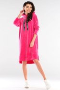 Sukienka Model A413 Pink - awama Awama Sukienka Model A413 Pink - awama Awama