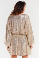 Sukienka Model A485 Beige - awama Awama Sukienka Model A485 Beige - awama Awama
