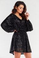 Sukienka Model A485 Black - awama Awama Sukienka Model A485 Black - awama Awama