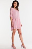Sukienka Model A514 Powder Pink - awama Awama Sukienka Model A514 Powder Pink - awama Awama