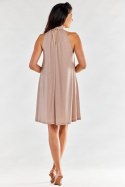 Sukienka Model A556 Beige - awama Awama Sukienka Model A556 Beige - awama Awama