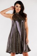 Sukienka Model A563 Gold Dots - awama Awama Sukienka Model A563 Gold Dots - awama Awama